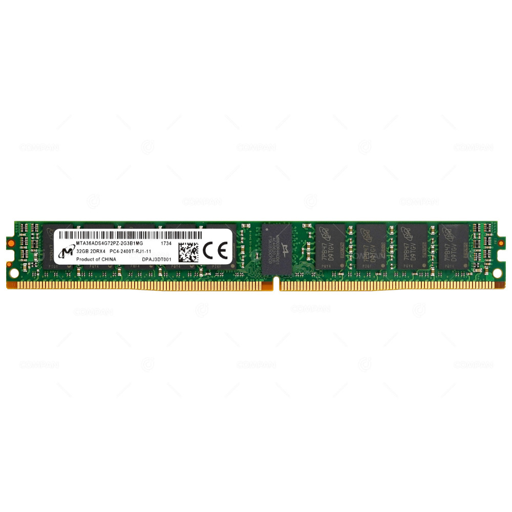 MTA36ADS4G72PZ-2G3B1 NETAPP DDR4 SDRAM 32GB PC4-19200 2400MHZ RDIMM CL17 LP